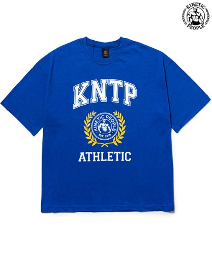 KNTP 컬리지 티셔츠 블루